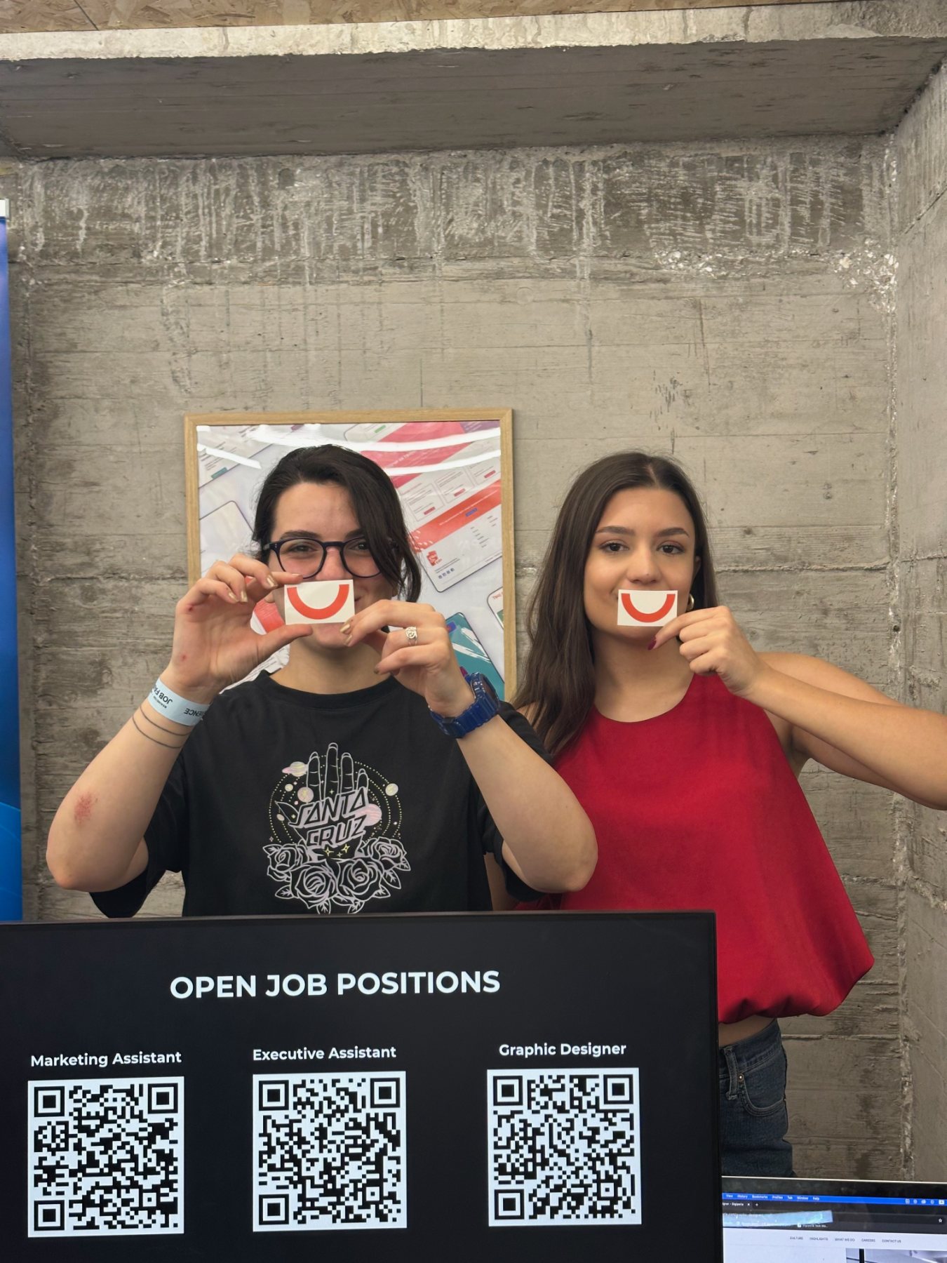 Digiperia team at a job fair